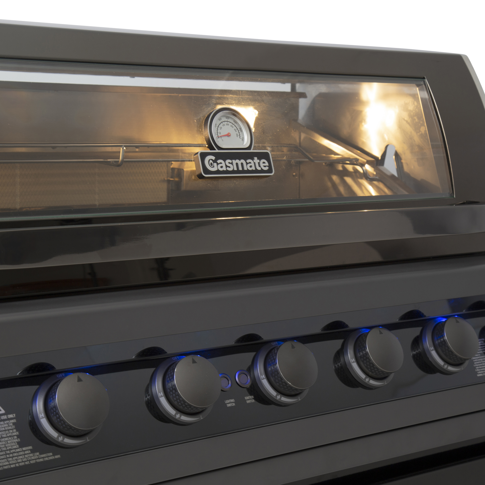 Gasmate Galaxy Gen 2 6 Burner Built-In BBQ with Side Burner