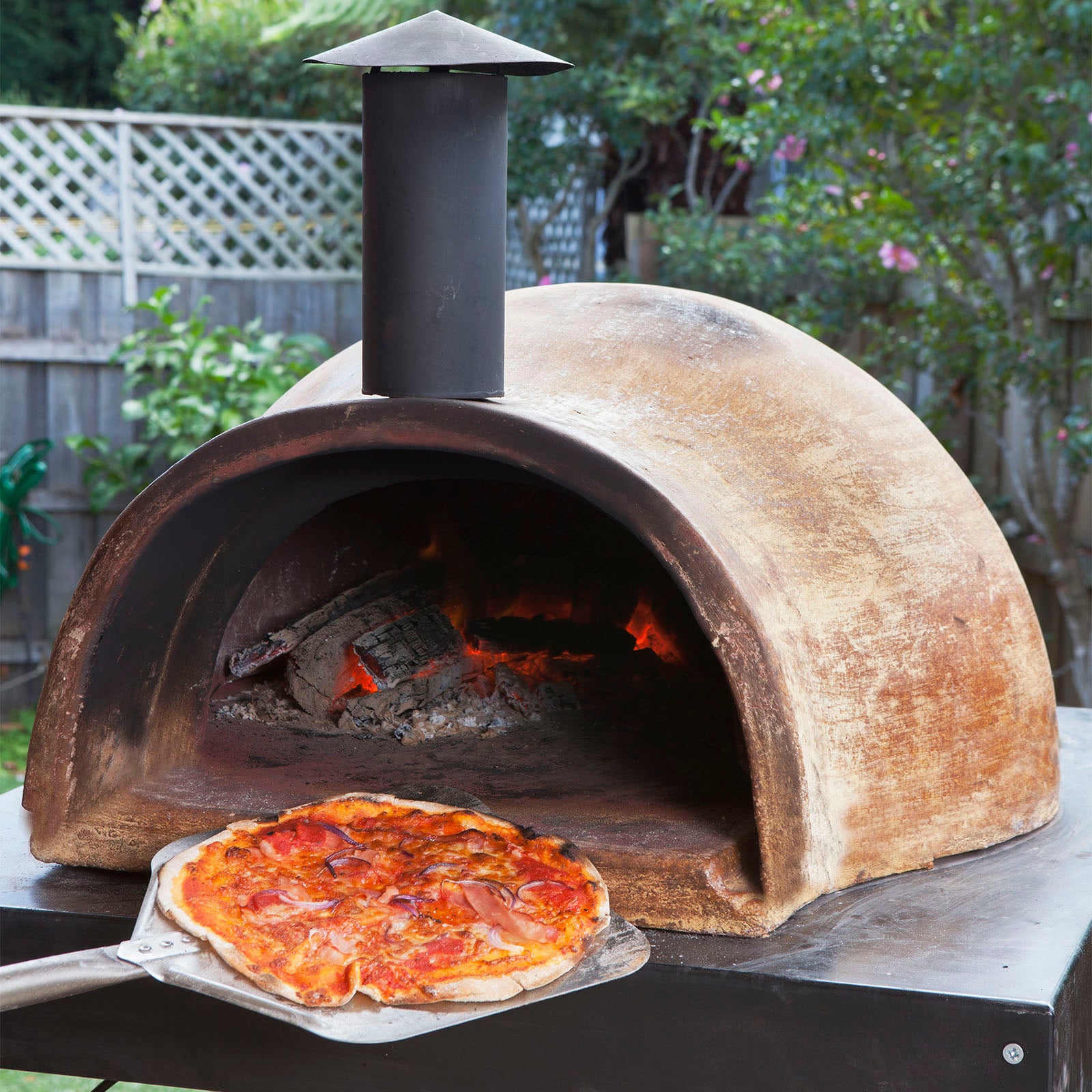 Chapala Tonala Wood Clay Pizza Oven