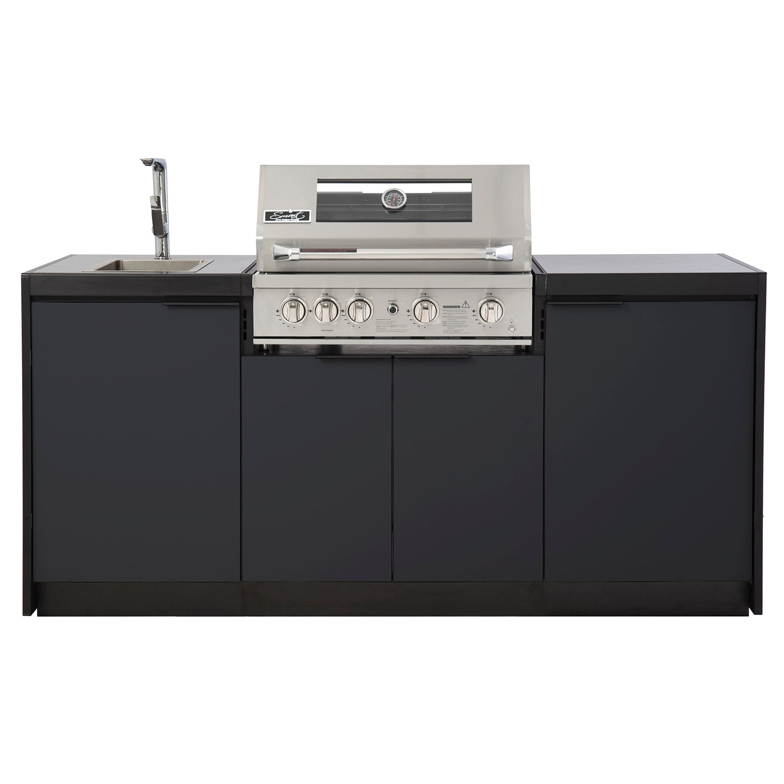 Cabinex Smart 4-Burner SS BBQ Kitchen Package - Small Size