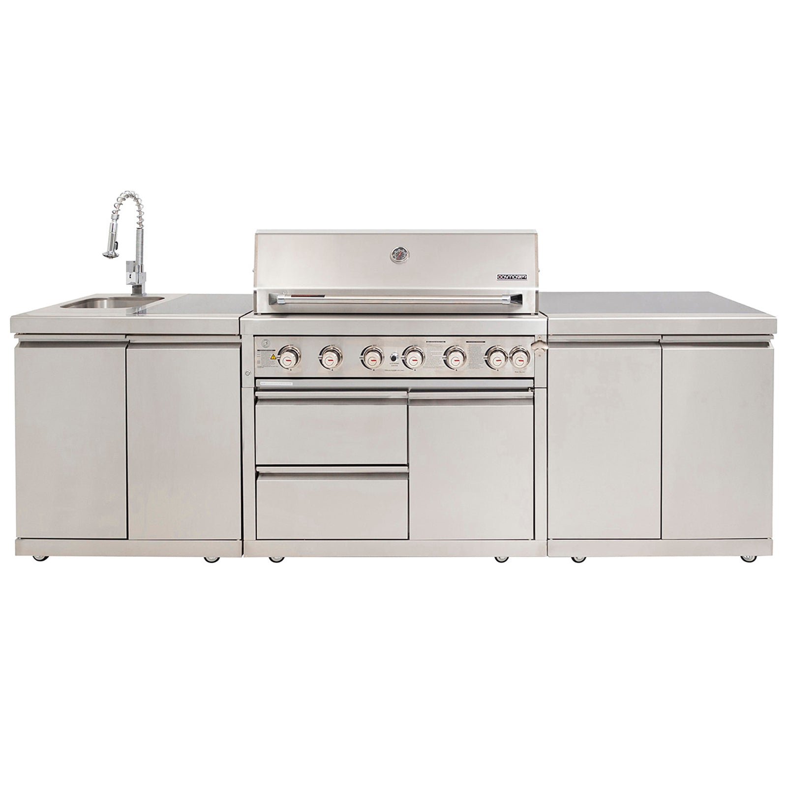 Gasmaster Hero 6 Burner BBQ Kitchen 6