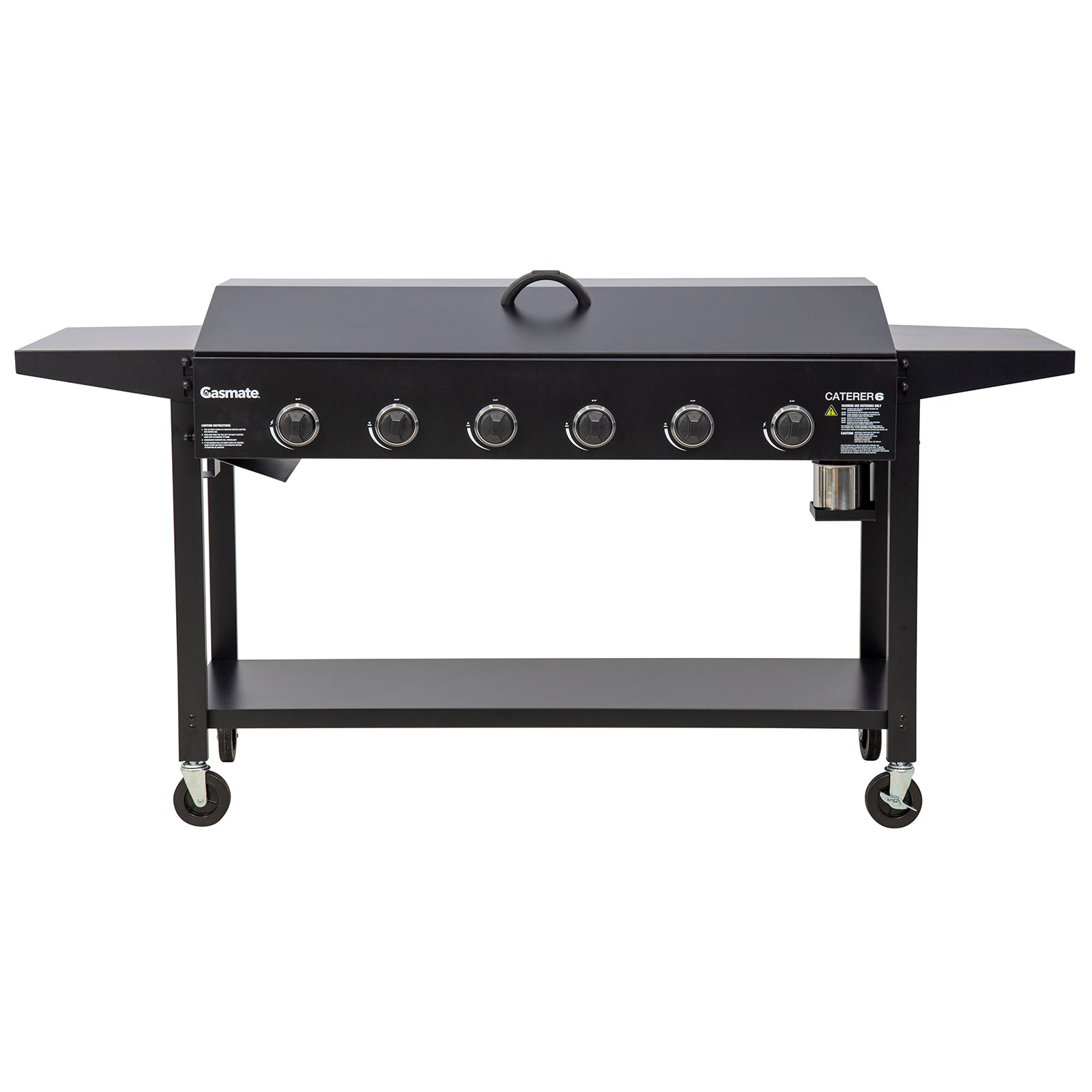 Gasmate Caterer 6 Burner BBQ - Black