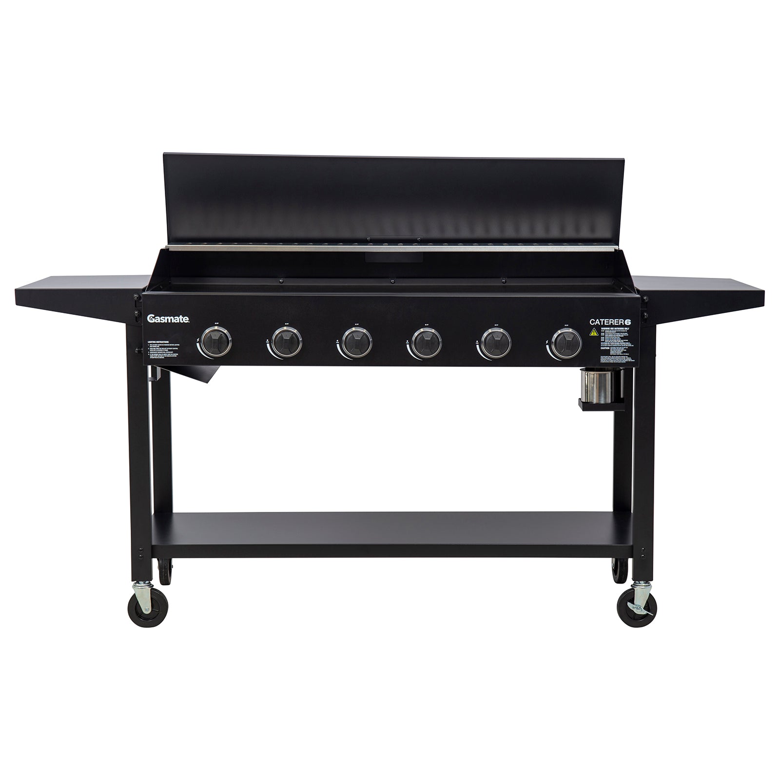 Gasmate Caterer 6 Burner BBQ - Black