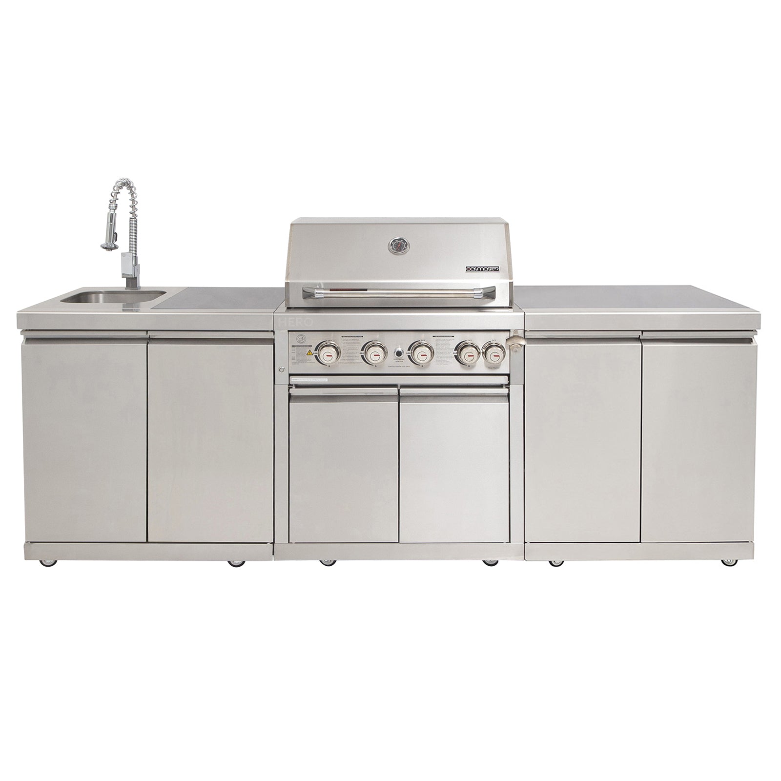 Gasmaster Hero 4 Burner BBQ Kitchen 7