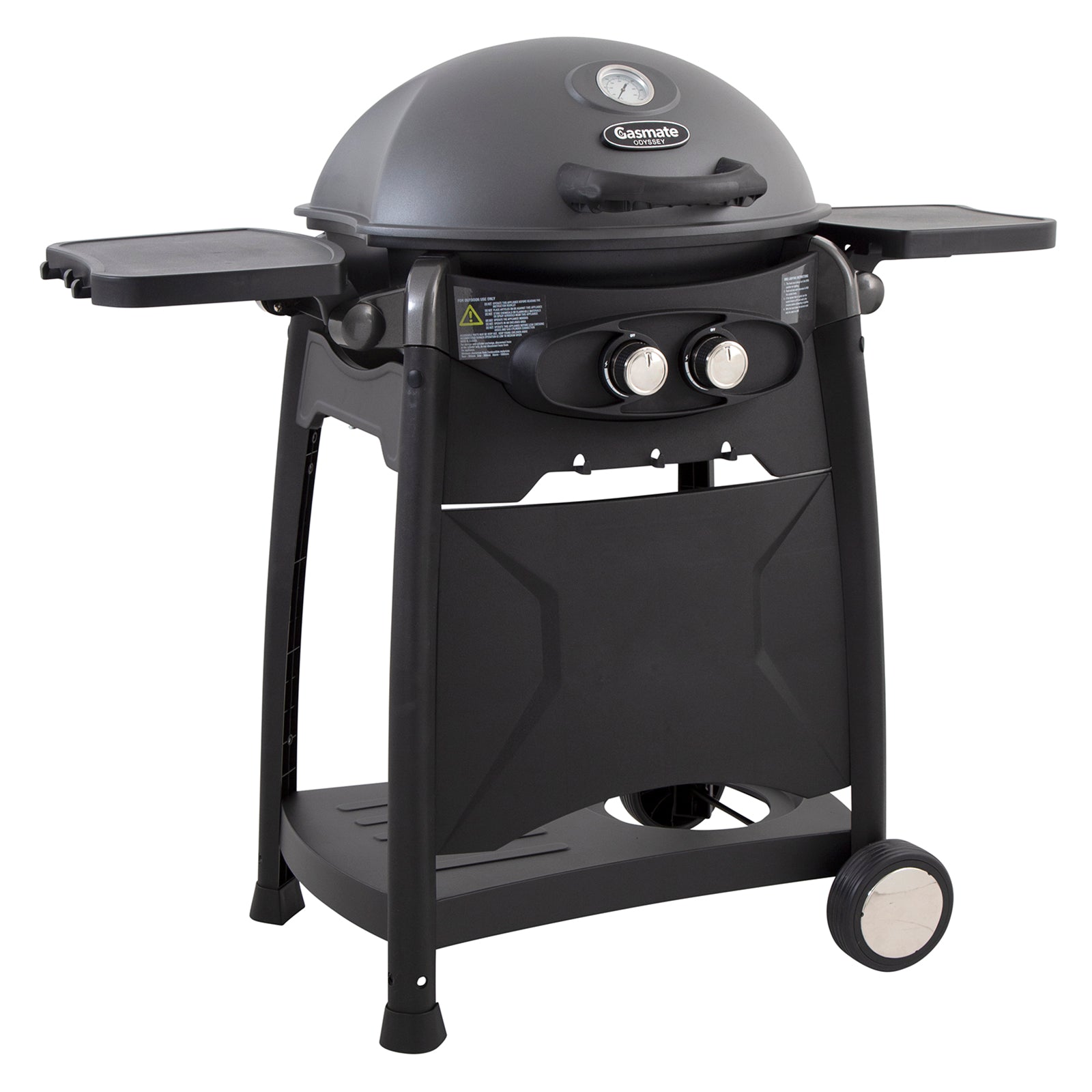 Gasmate Odyssey 2 Burner BBQ with Trolley Package