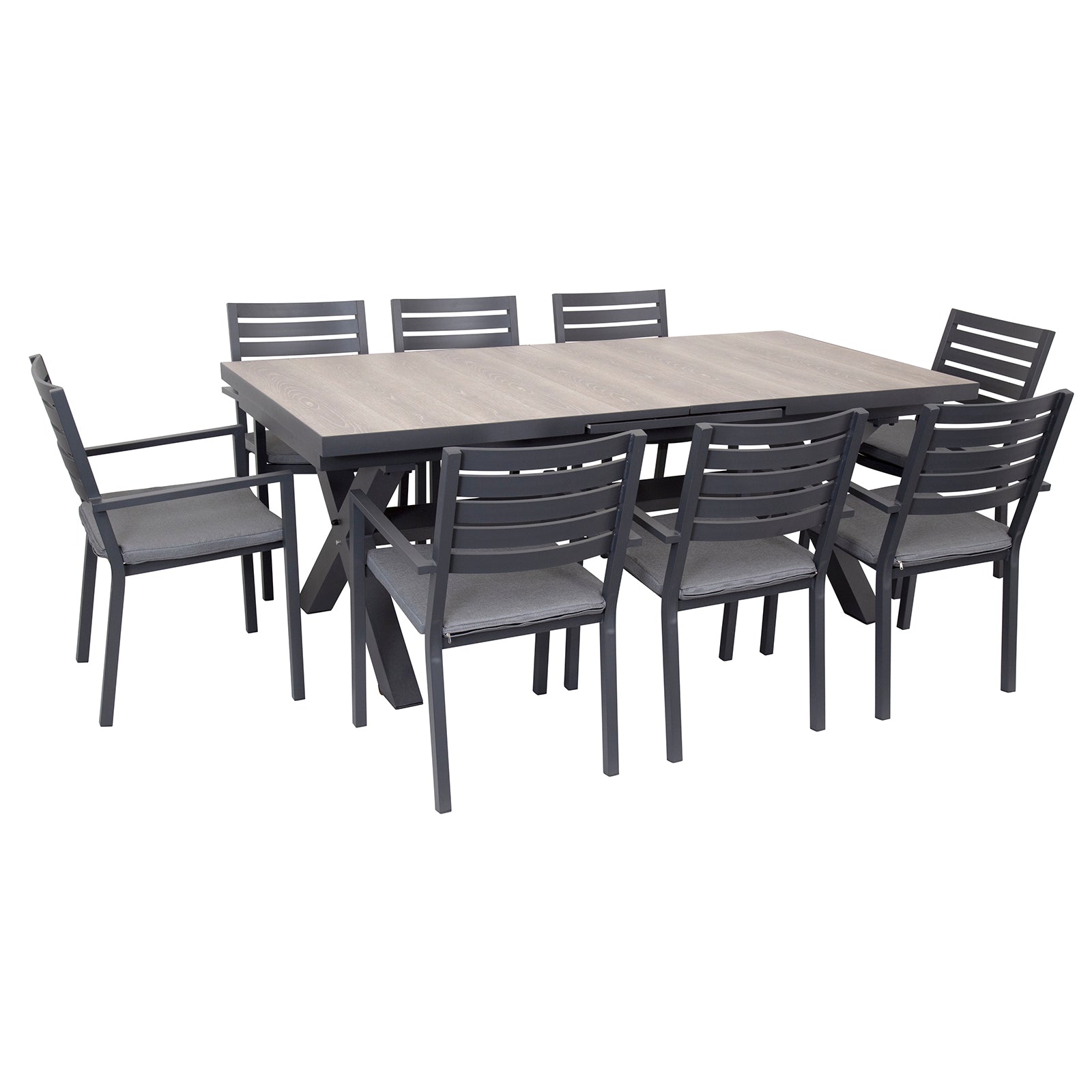 Excalibur Sultan Extension Dining Setting with Mayfair Chairs